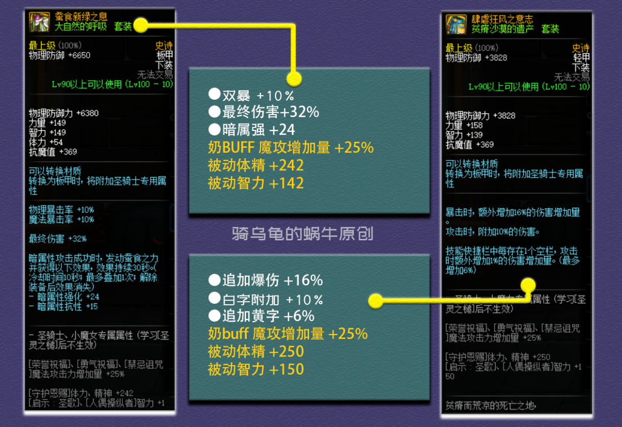 dnf超界套升级100级史诗属性（国服超界升级100级史诗提升率分析）