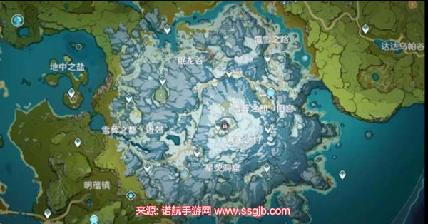 原神龙脊雪山地图怎么开(龙脊雪山地图位置和解锁步骤)