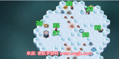剑与远征雪与火攻略-雪与火最后一个宝箱路线图