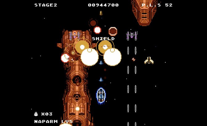 复古经典纵屏射击游戏《XELAN FORCE》上架Steam!