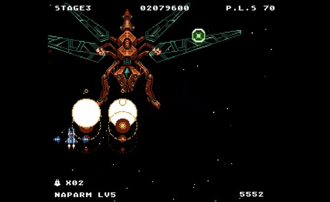 复古经典纵屏射击游戏《XELAN FORCE》上架Steam!