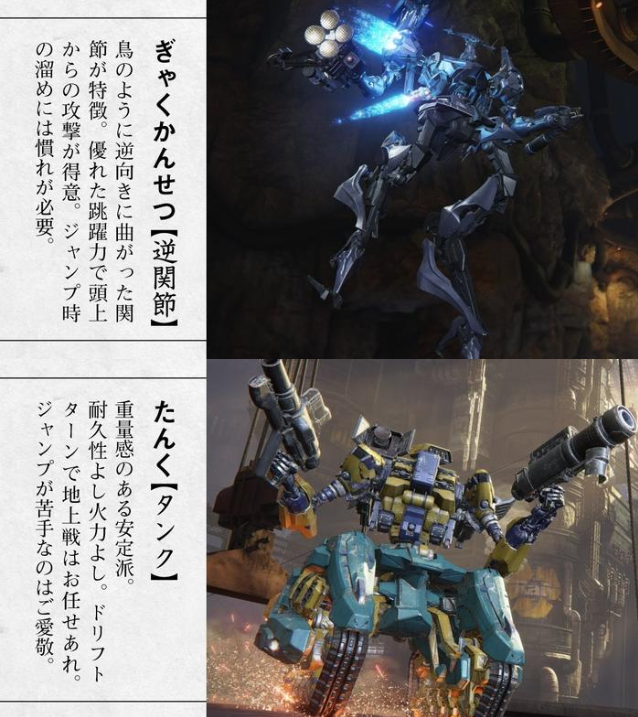 迎接日式纪念日好腿日《装甲核心6》官方四种腿部装甲介绍